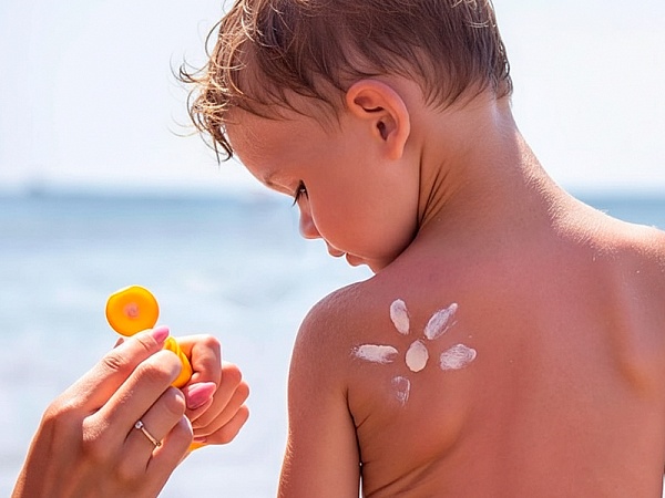 Солнечный ожог у детей